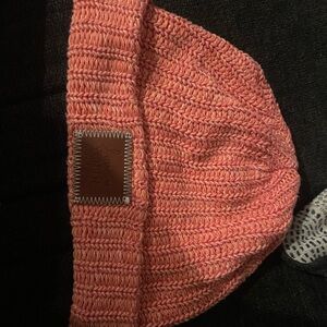 Love Your Melon Pink Knit Beanie 100% cotton